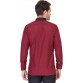 Dress.com Men's Solid Casual Maroon, Black Shirt