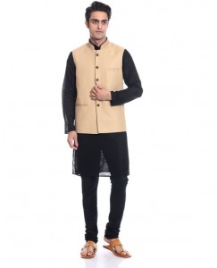 TAG-7 Men Kurta, Waistcoat and Pyjama Set