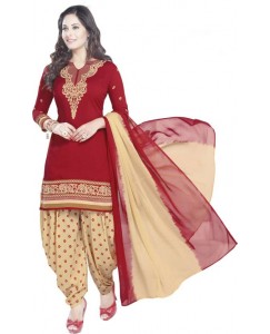 Ishin Synthetic Printed Salwar Suit Dupatta Material  (Un-stitched)