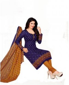 Drapes Cotton Printed Salwar Suit Dupatta Material  (Un-stitched)