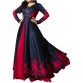 impression fab Anarkali Gown  (Blue)