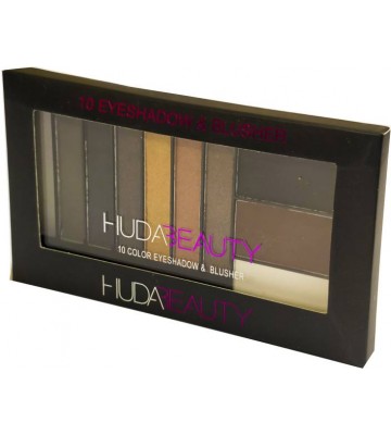 HUDA Blusher+Eyeshadow_WH 10 g  (multicolor)