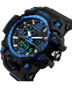 Skmei 1155BLUE Outdoor Sports Dual Time Watch - For Men