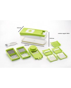 Ganesh 14 in one Quick Dicer Chopper  (Green)