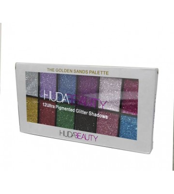 huda The Golden Sand Pallete 12 Ultra Pigmented Eyeshadow 12 g  (multicolor)