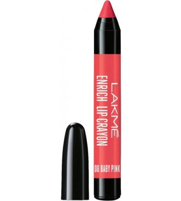 Lakme Enrich Lip Crayon  (2.2 g, Baby Pink)