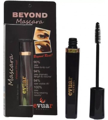 Evuar Herbal Long Lasting Waterproof Mascara 15 ml  (Black)