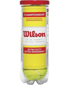 Wilson Champ XD Tennis Ball - Size: Medium  (Pack of 3, Yellow)