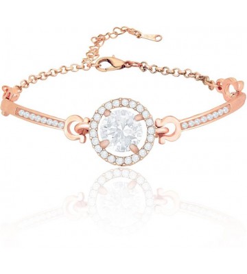 Nakabh Alloy Rose Gold Bracelet