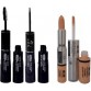 ADS 2 in 1 Eyeliner - Mascara and Foundation & Concealer Double Action  (Set of 3)