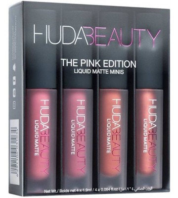 Huda Beauty LiquidMatte_PinkEdition  (20 ml, Multicolor)