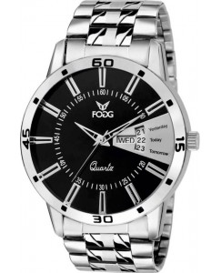 Fogg 2034-BK-CK Day and Date Watch - For Men