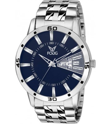 Fogg 2038-BL Day and Date Watch - For Men