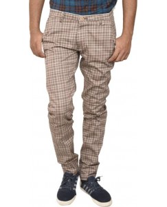 JG FORCEMAN Slim Fit Men Brown Trousers