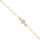 Divastri Alloy 18K Yellow Gold Bracelet