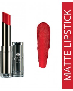 Lakme Absolute Matte Lipstick  (3.7 g, Red Rush)