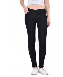 0-Degree Skinny Women Black Jeans