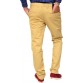 SKY VOGUE Relaxed Men Yellow Trousers