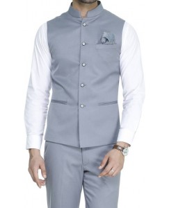 ManQ Solid Men's Waistcoat