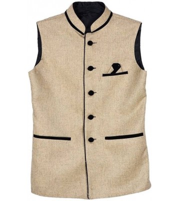 BIS Creations Solid Men Waistcoat