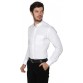 Jade Blue Men's Solid Formal Linen White Shirt