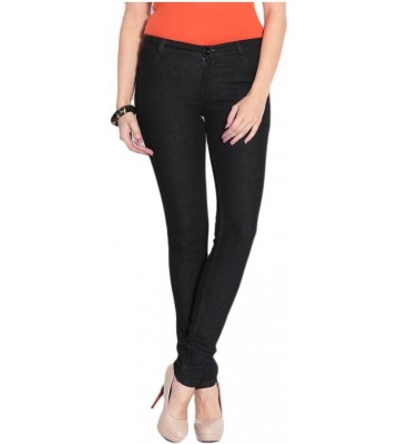 Ganga Slim Women's Black Jeans