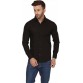 Vostro Moda Men's Solid Casual Black Shirt