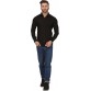 Vostro Moda Men's Solid Casual Black Shirt