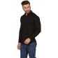 Vostro Moda Men's Solid Casual Black Shirt