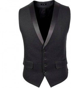 Cenizas Solid Men Waistcoat