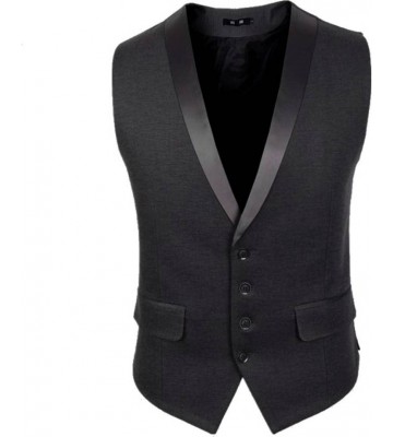 Cenizas Solid Men Waistcoat