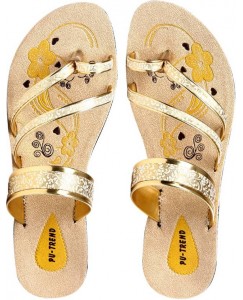 Azotic Women Yellow Flats