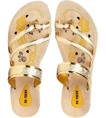 Azotic Women Yellow Flats