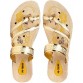 Azotic Women Yellow Flats