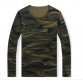 PeppyZone Military Camouflage Men's Round Neck Green T-Shirt