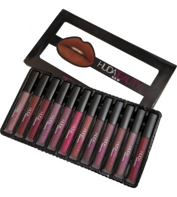 HUDA LiquidMatte_12_Trans  (60 ml, Multicolor)