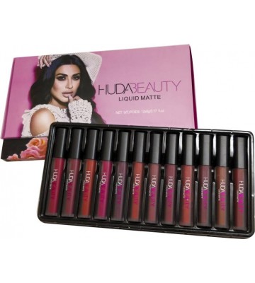 Huda Beauty PinkBox_LiquidMatte_12  (60 ml, Multicolor)