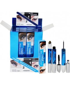 Mars 2in1 Mascara & Eyeliner Pack of 12 7.5 g  (Black)