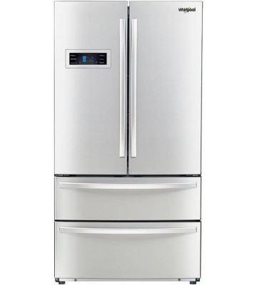 Whirlpool 570 L Frost Free French Door Bottom Mount Refrigerator  (Silver, 702 FDBM)