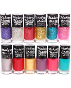 Makeup Mania Exclusive Nail Polish Set of 12 Pcs. Multicolor MM-92  (72 ml, Pack of 12)