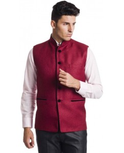 Akaas Solid Men's Waistcoat