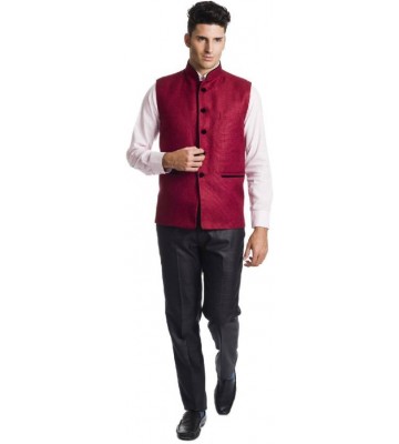 Akaas Solid Men's Waistcoat