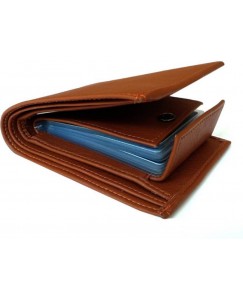 SAMTROH Men Tan Artificial Leather Wallet  (8 Card Slots)