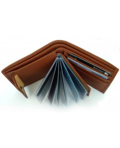 SAMTROH Men Tan Artificial Leather Wallet  (8 Card Slots)