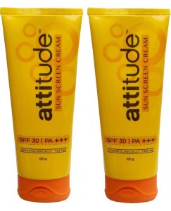 Amway Attitude Sunscreen Cream-100g - set of 2 - SPF 30 PA+++  (200 g)