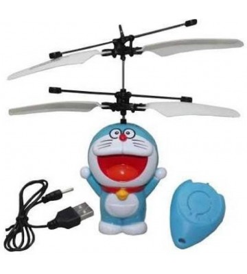 Angella Flying Doraemon Sensor Helicopter  (Blue, White)