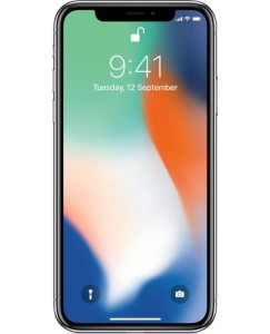 Apple iPhone X (Silver, 64 GB)