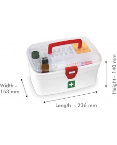 Milton Medical Box - 2500 ml Plastic Utility Box  (White)