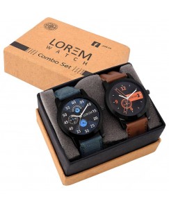 LOREM Attractive Stylish Combo Watch - For Men