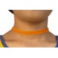 DCS Orange Velvet Tattoo Fabric Choker